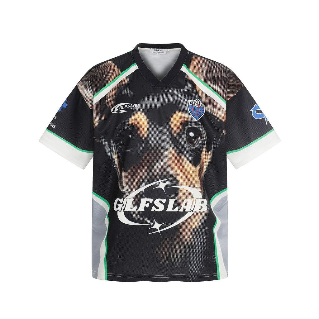 Dog Graphic Oversized Tee