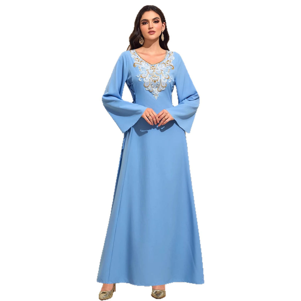 Lace-Up Fitted Robe