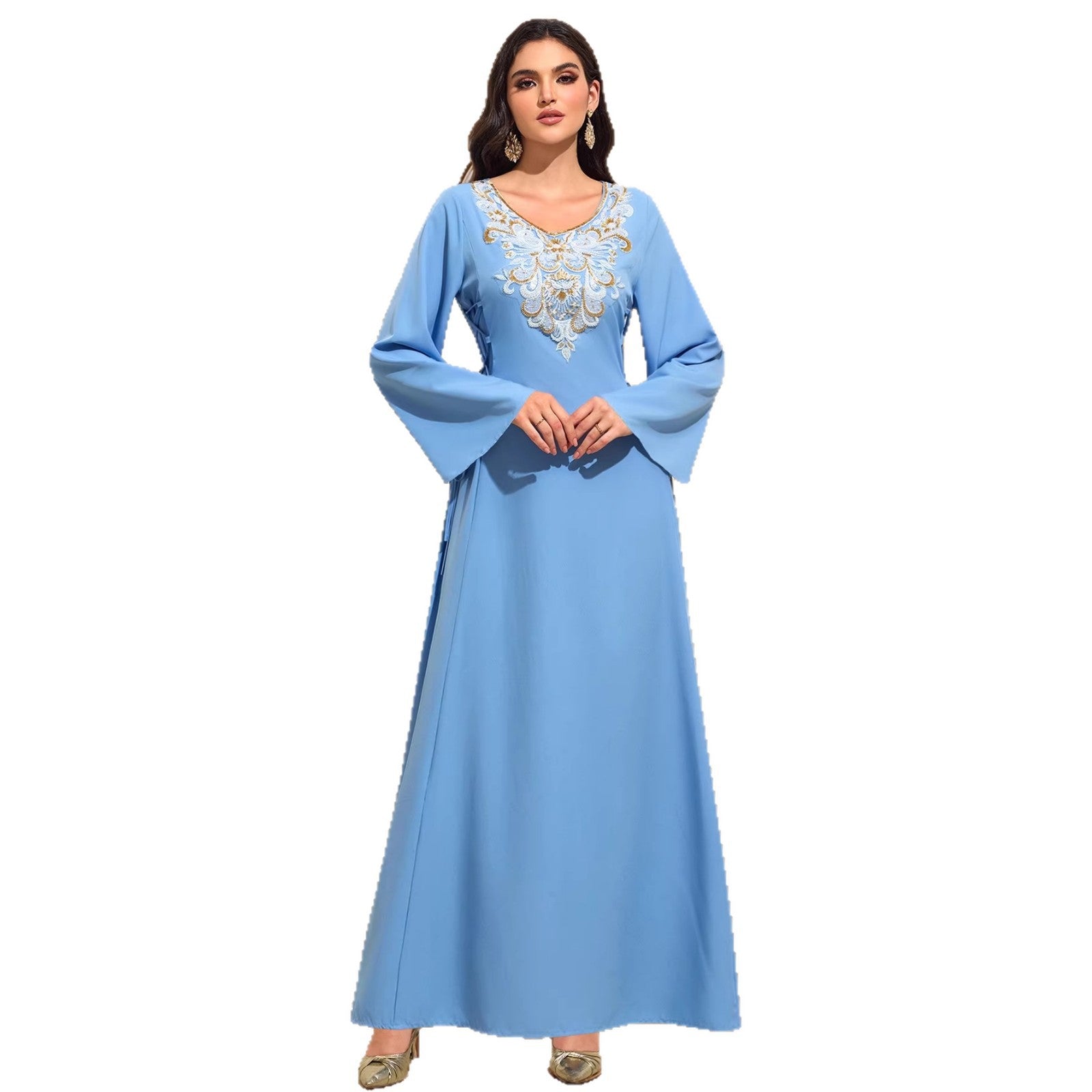 Lace-Up Fitted Robe