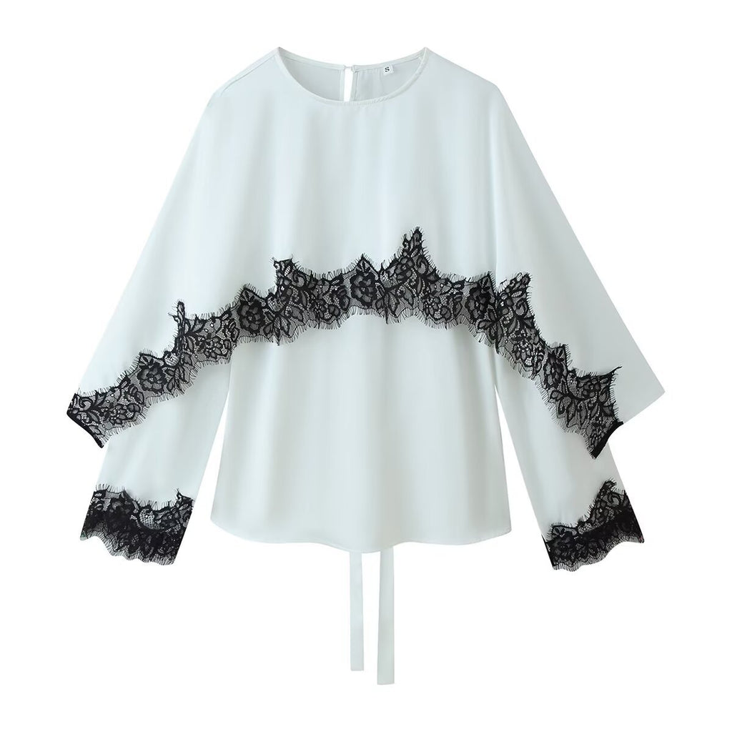 Lace Back Strap Top