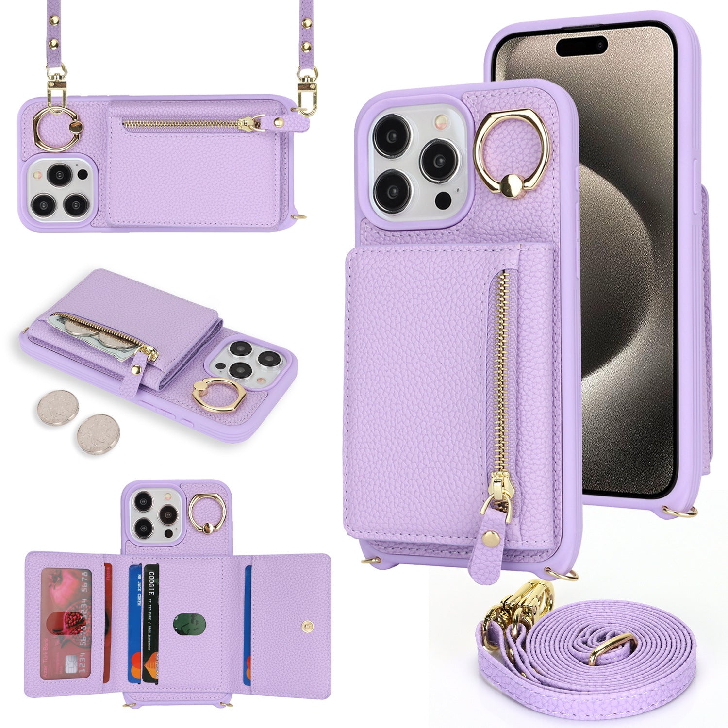 Zipper Wallet Phone Case