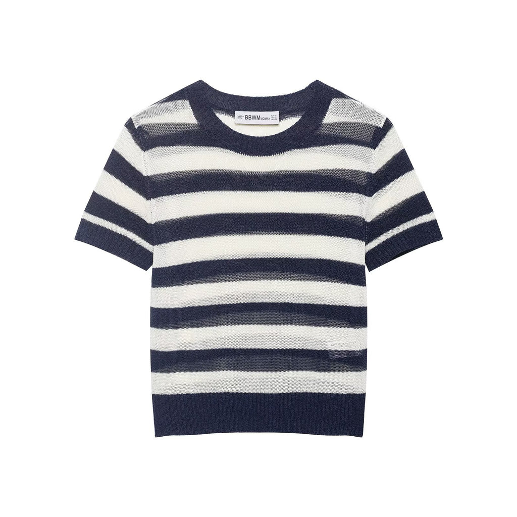 French Knit Crop Top