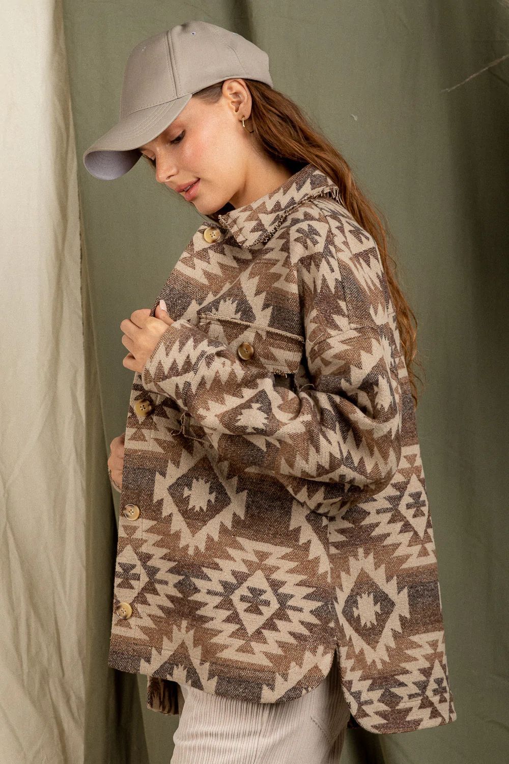 Autumn Winter New Fashion Retro Loose Coat High Street Women Elegant Turn-down Collar Long Sleeves Cardigans Commuting Outwears