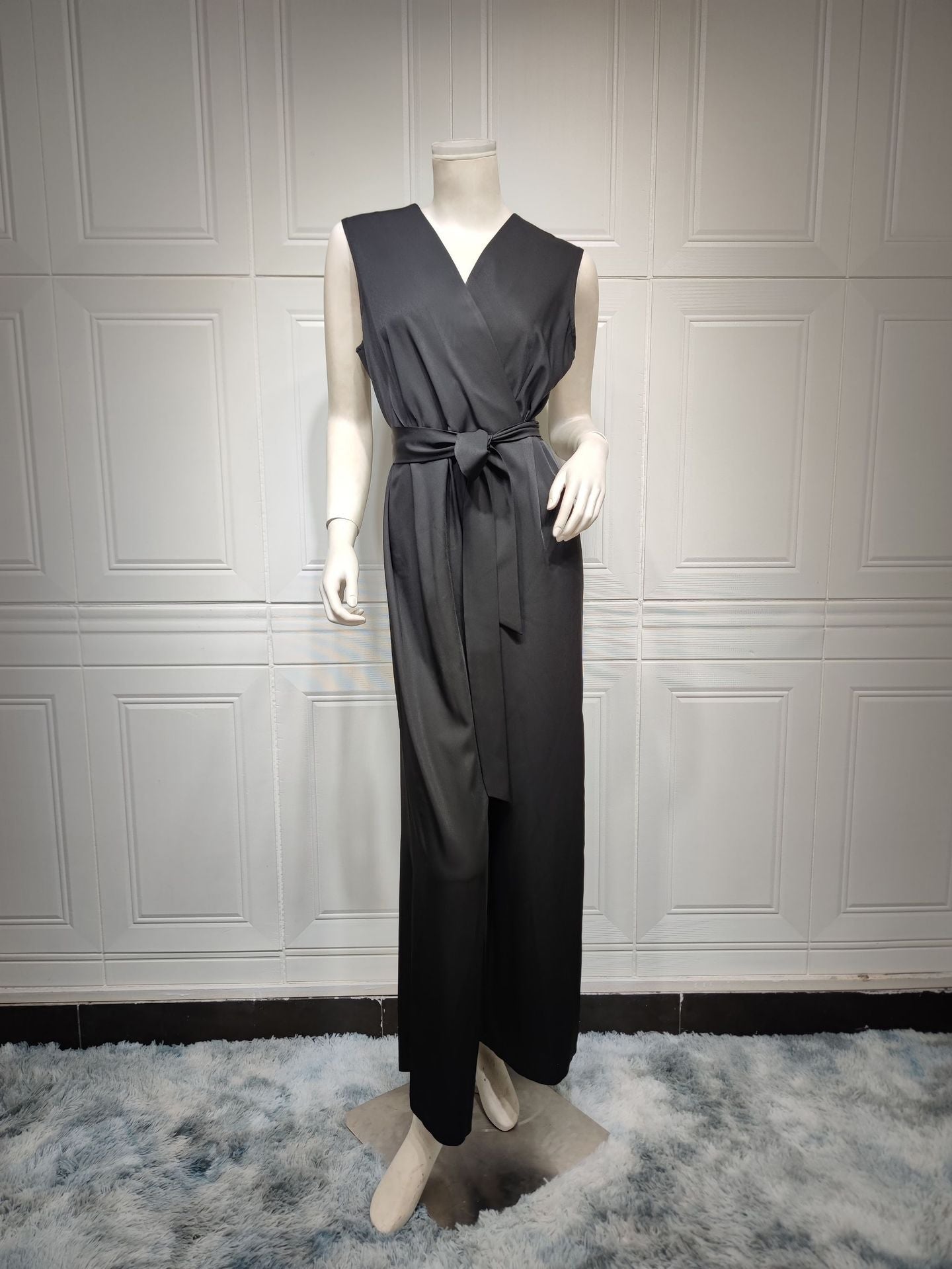 Chiffon Panel Two-Piece Set
