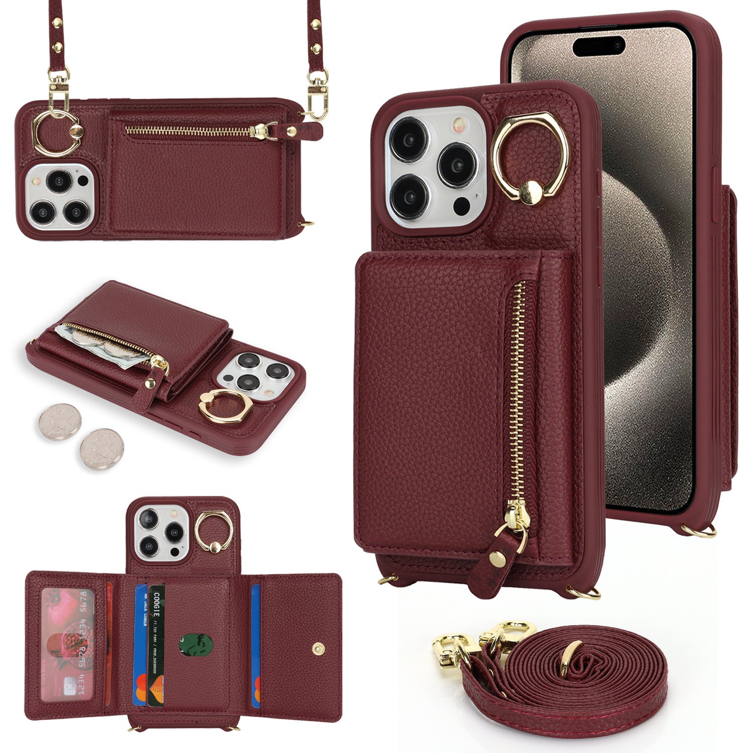 Zipper Wallet Phone Case