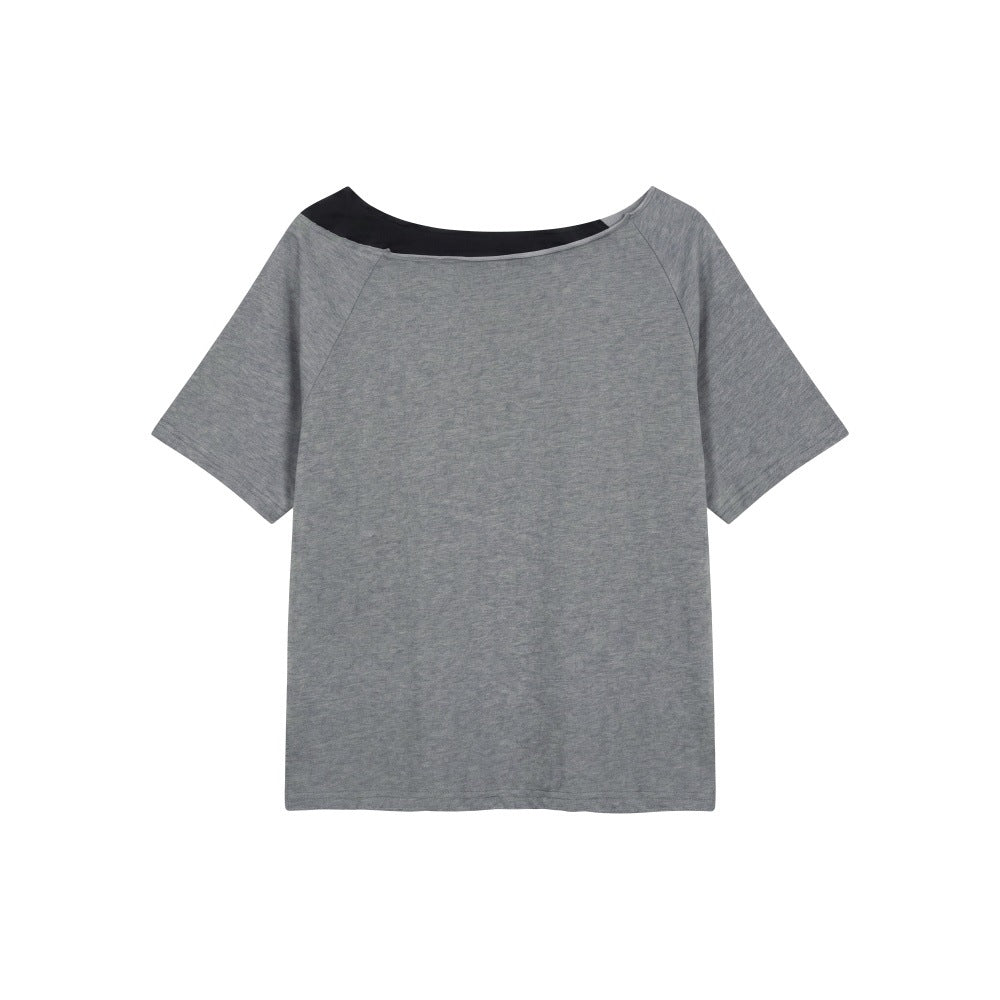 Women's Letter Print Loose-Fit T-Shirt