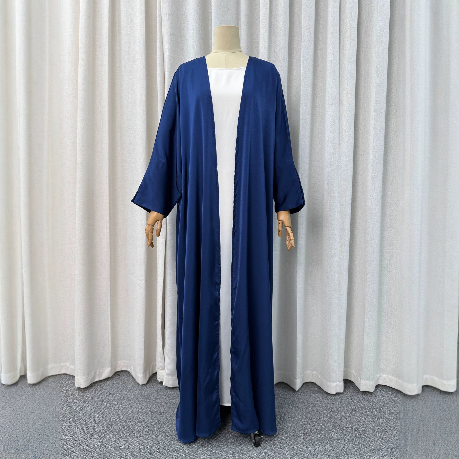 Satin Batwing Maxi Dress