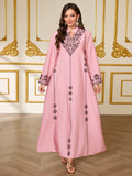 Open V-Neck Maxi Dress