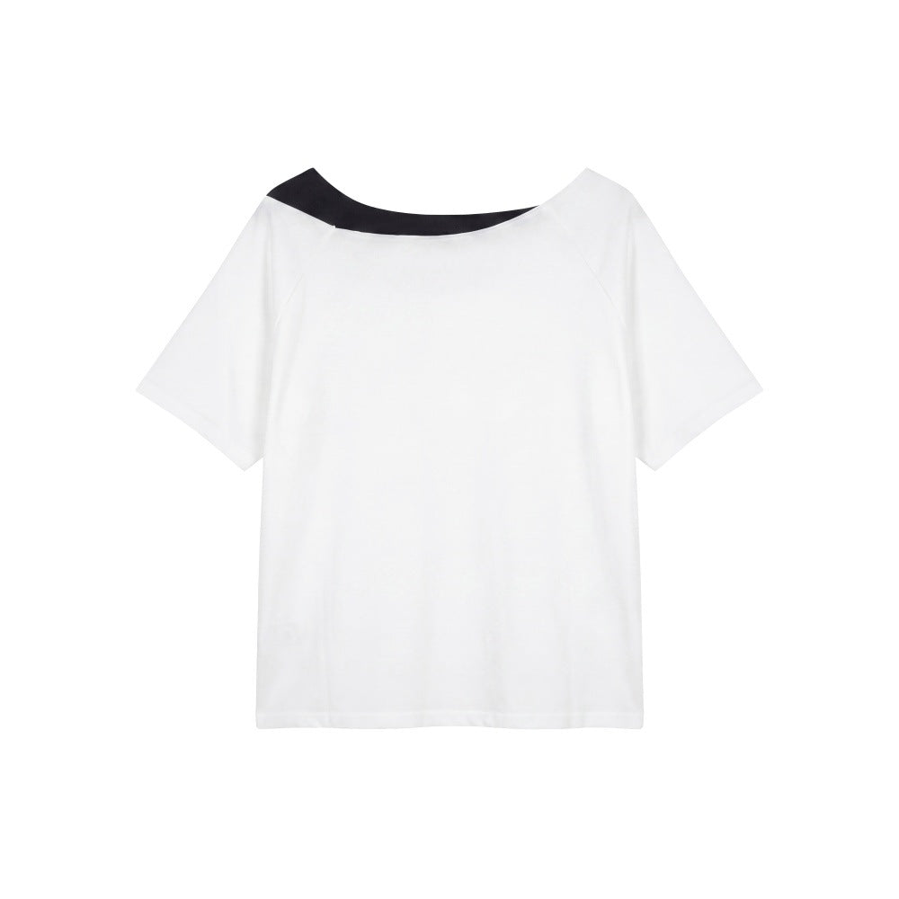 Women's Letter Print Loose-Fit T-Shirt