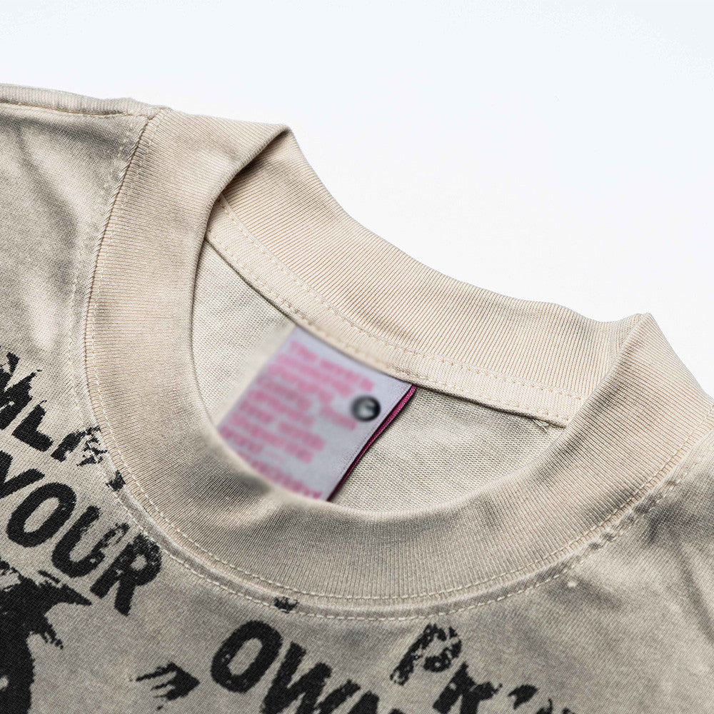 Distressed Washed Tee