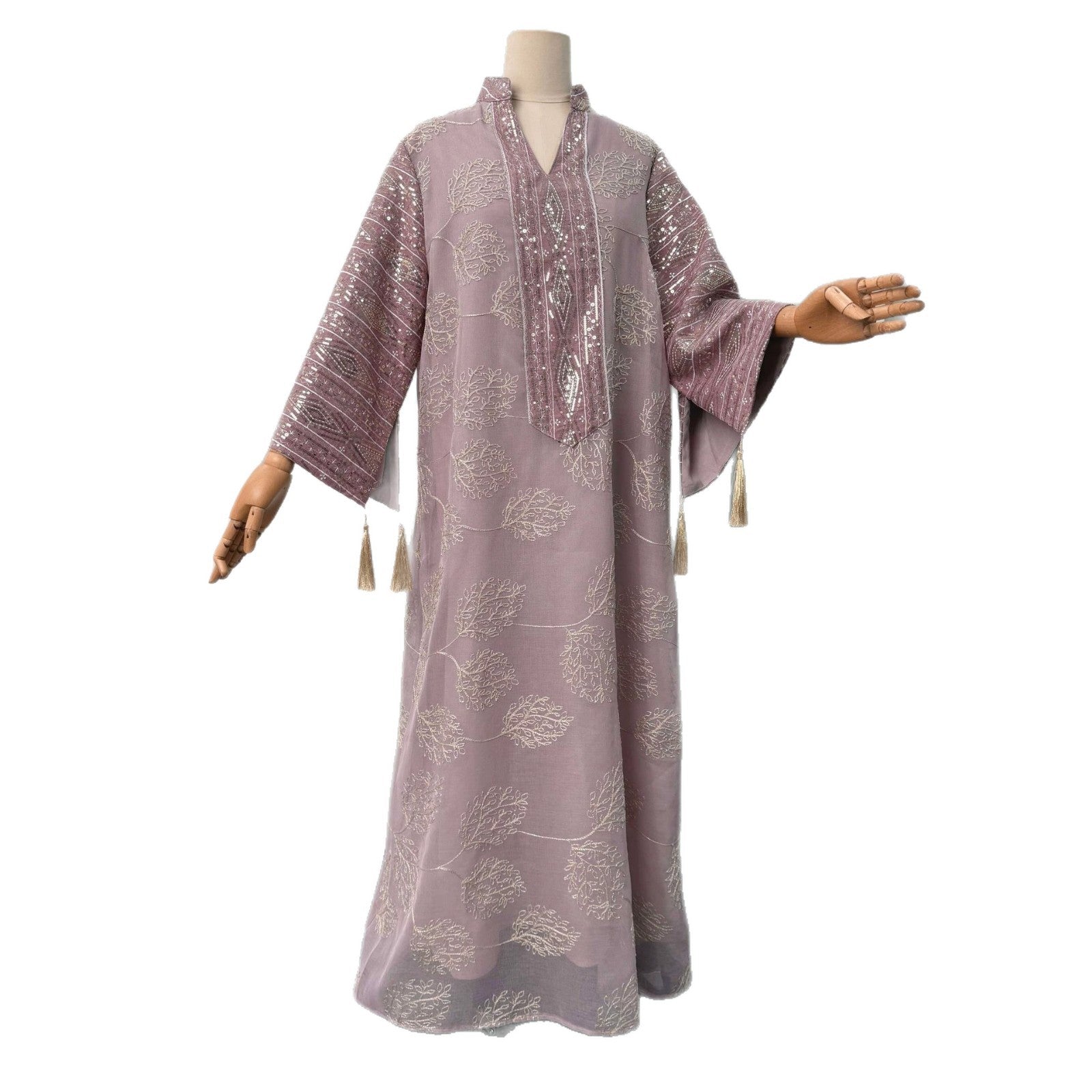Tassel Floral Maxi Dress